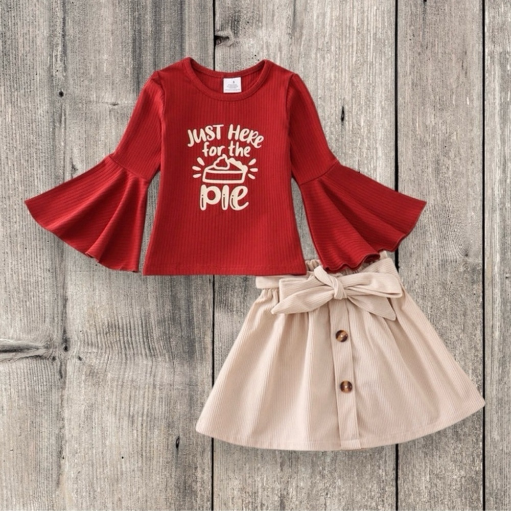 New Girl Boutique “Here For The Pie” Skirt Set